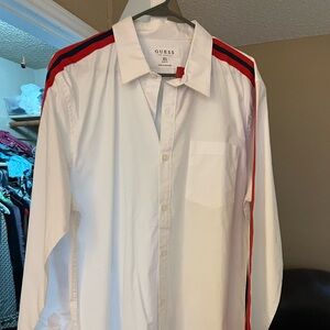 Mens guess button up shirt